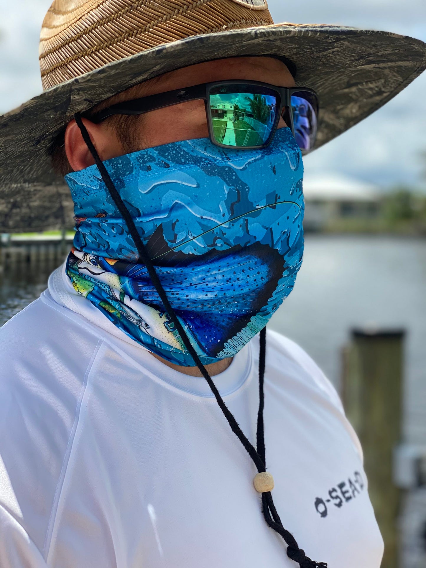 FACE PROTECTION GAITER - Camo Fishing